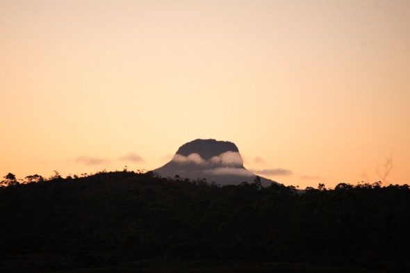 Clouds over Barn Bluff